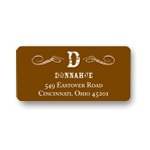 Distressed Stamp -- Christmas Address Label