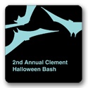 Flying Bat Flurry -- Personalized Stickers