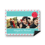 Tri photo -- Creative Save the Date Magnet