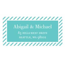 Save the Stripes -- Save the Date Address Labels