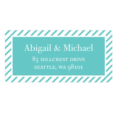 Save the Stripes -- Save the Date Address Labels