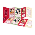 Sweet Christmas Patterns -- Photo Christmas Card