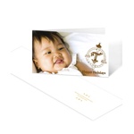 Stamped Monogram -- Photo Christmas Card