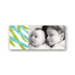 Ribbon Swirls --  Photo Christmas Cards