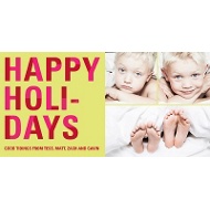 Bold Holiday Lettering In Green 
