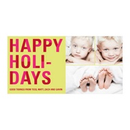 Bold Holiday Lettering in Green 