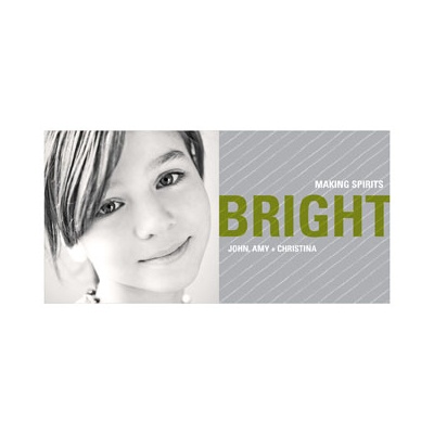 THE GOLDEN TICKET -- BOY PHOTO BIRTH ANNOUNCEMENT, 2in. x 4in. Folded Holiday Card