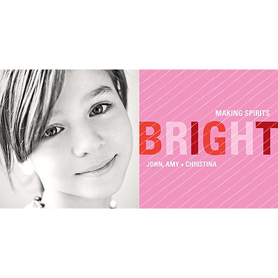 THE GOLDEN TICKET -- BOY PHOTO BIRTH ANNOUNCEMENT, 2in. x 4in. Folded Holiday Card