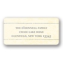 Antique Finish -- Christmas Address Label
