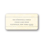 Antique Finish -- Christmas Address Label