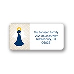 Angel Icon -- Christmas Address Label