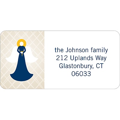 THE GOLDEN TICKET -- BOY PHOTO BIRTH ANNOUNCEMENT, 2in. x 4in. Folded Holiday Card