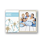 Ring the Bells in Blue -- Photo Christmas Card