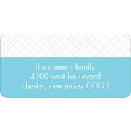 Teal Holiday Stenciling 