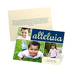 Alleluia and Praises -- Photo Religious Christmas Cards