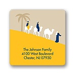 A Babe is Born -- Christmas Address Label