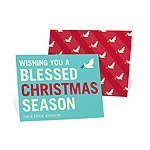 Delivering Dove -- Christmas Card
