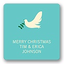 Delivering Dove -- Christmas Gift Stickers