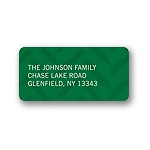 Evergreen Array -- Christmas Address Label