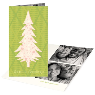 Partial to Plaid -- Christmas Card