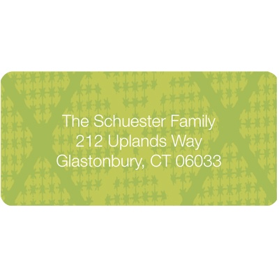 X Marks the Spot -- Christmas Address Label