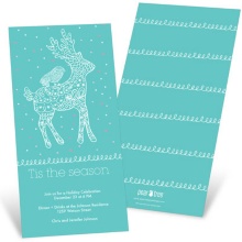 Detailed Reindeer -- Christmas Party Invitation