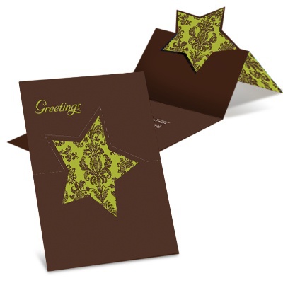 THE GOLDEN TICKET -- BOY PHOTO BIRTH ANNOUNCEMENT, 2in. x 4in. Folded Holiday Card