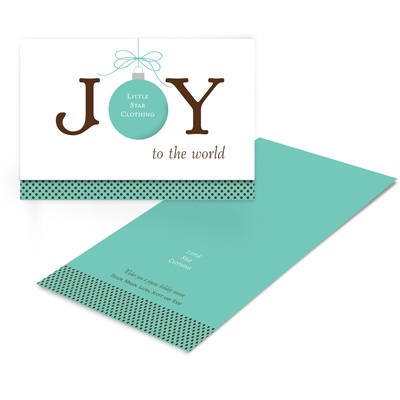 THE GOLDEN TICKET -- BOY PHOTO BIRTH ANNOUNCEMENT, 2in. x 4in. Folded Holiday Card