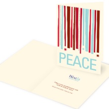 Peace Flows Down -- Business Holiday Card
