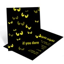 Bat Eyes Beware -- Scary Halloween Party Invitation