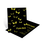 Bat Eyes Beware -- Scary Halloween Party Invitation