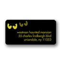 Pairs of Scary Eyes -- Halloween Address Label