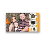 Boo Border -- Horizontal Halloween Photo Card