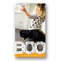 Boo Border -- Vertical Halloween Photo Card