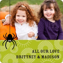 Dangling Spider -- Personalized Stickers