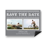 Star the Date -- Vintage Save the Date Magnet
