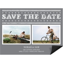 Star the Date -- Vintage Save the Date Magnet