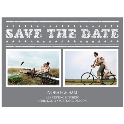Star the Date -- Vintage Save the Date