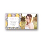 Argyle Attributes -- Sweet 16 Photo Invitations