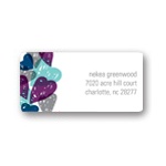 Hearts All Around -- Unique Address Labels