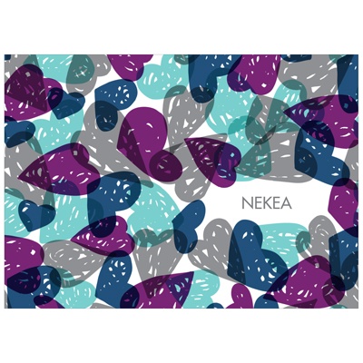 Hearts All Around -- Sweet 16 Thank You Cards