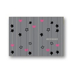 Hanging Hearts and Stars -- Sweet 16 Thank You Cards