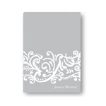 Curled Up in Elegant -- Sweet 16 Thank You Cards