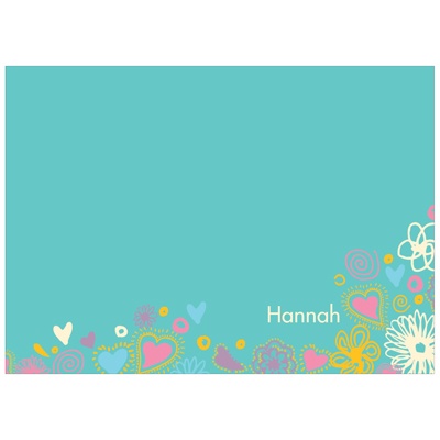 Whimsical Collage -- Sweet  16 Thank You Cards