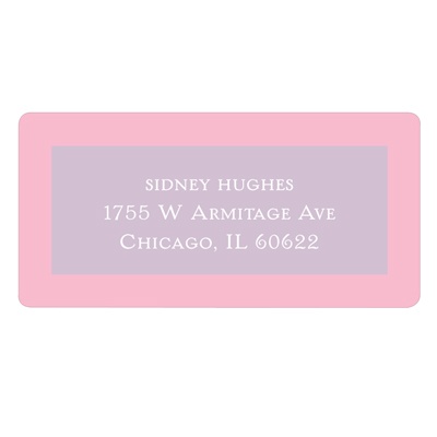 Fit for a Princess -- Kids Address Labels