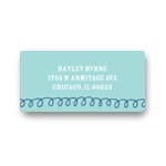 Swirl Border - Kids Address Labels