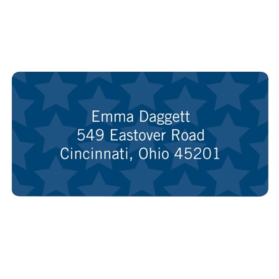 Making Stars -- Kids Address Labels