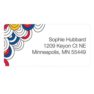 Imaginative Art -- Kids Address Labels