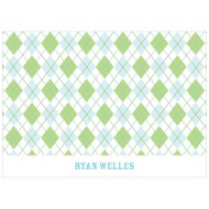 All Argyle in Green 