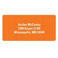 Vertical Texture in Orange 